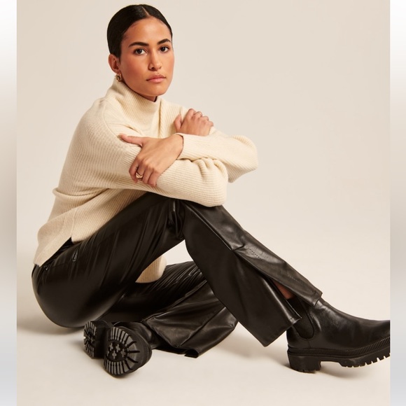 Vegan Leather Pants (Brand New w/ Tags) - Picture 1 of 7